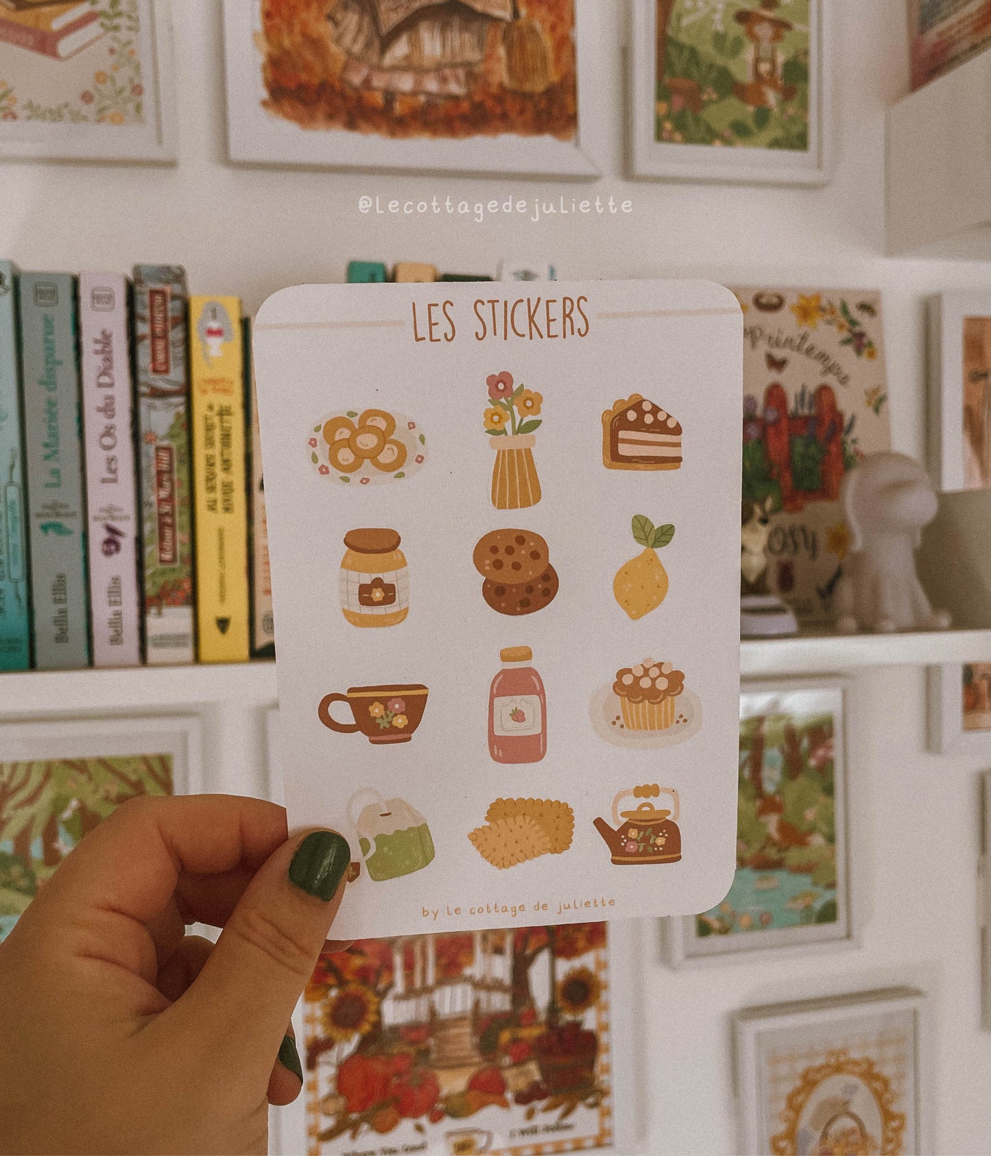 Planche de stickers "Cosy Summer"