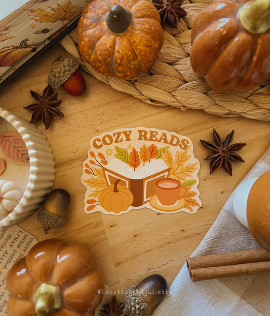 Sticker "Cozy reads"