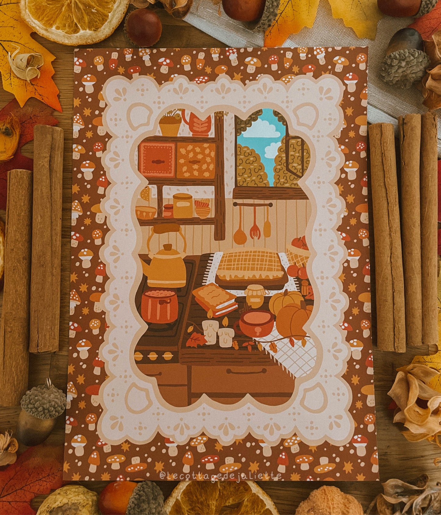 Illustration "Cuisine d'automne"