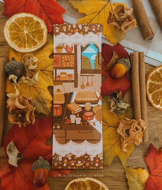 Marque-page "Cuisine d'automne"