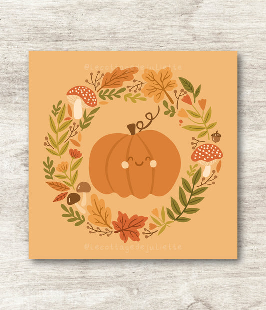 Illustration "Cute Pumpkin"