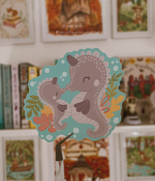 Sticker "Cute Seahorse"