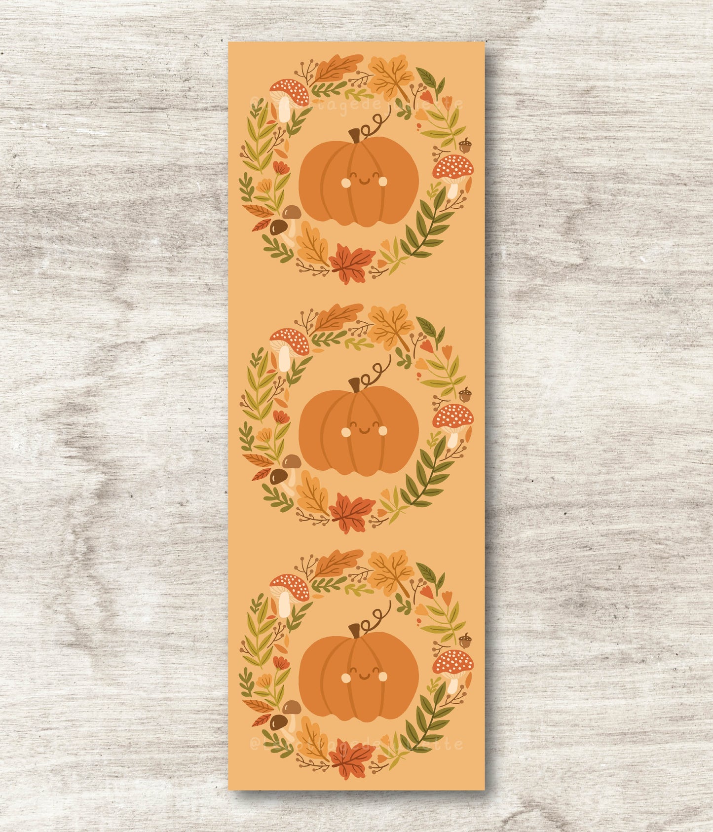 Marque-page "Cute Pumpkin"