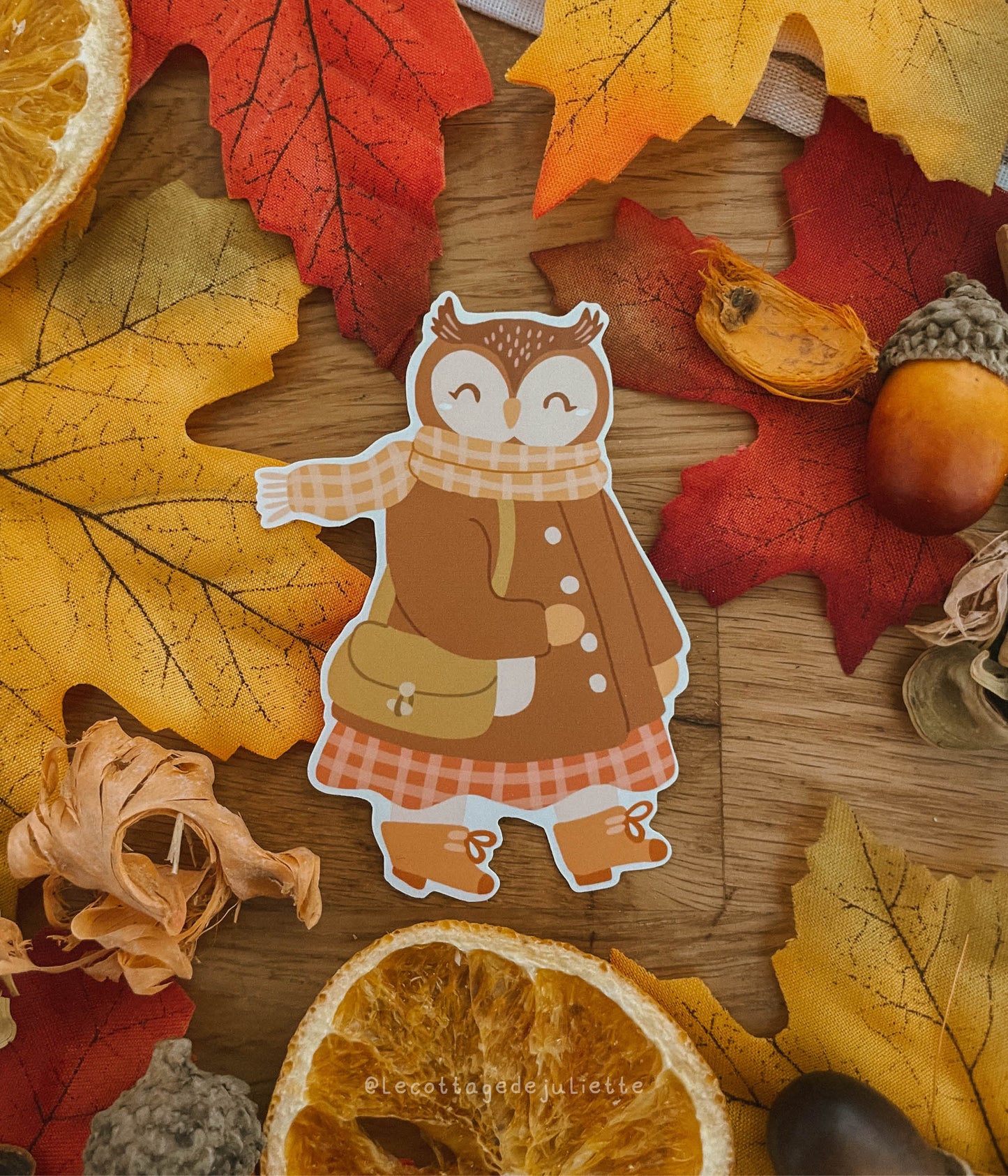 Sticker "En route vers l'automne"