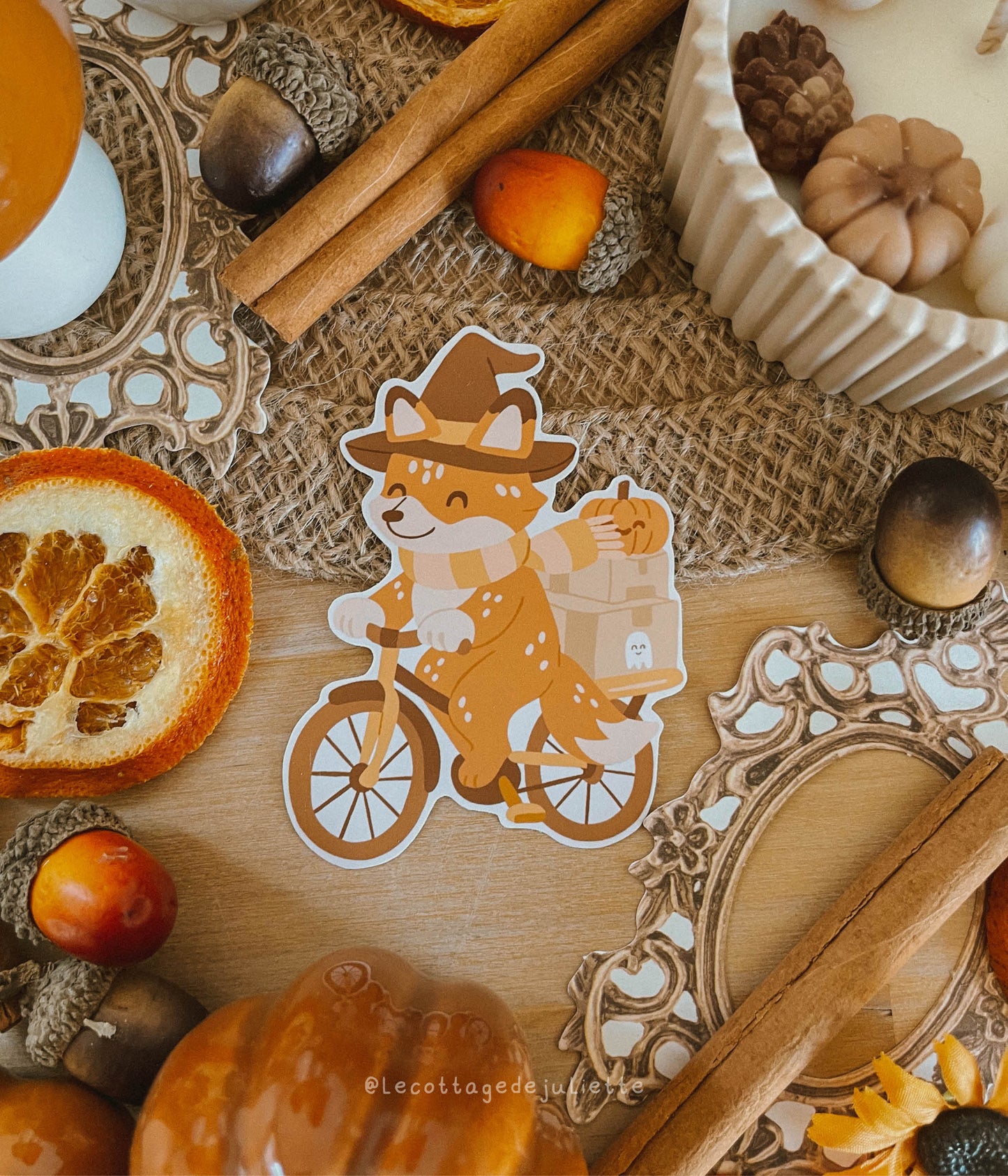 Sticker "En route pour Halloween"