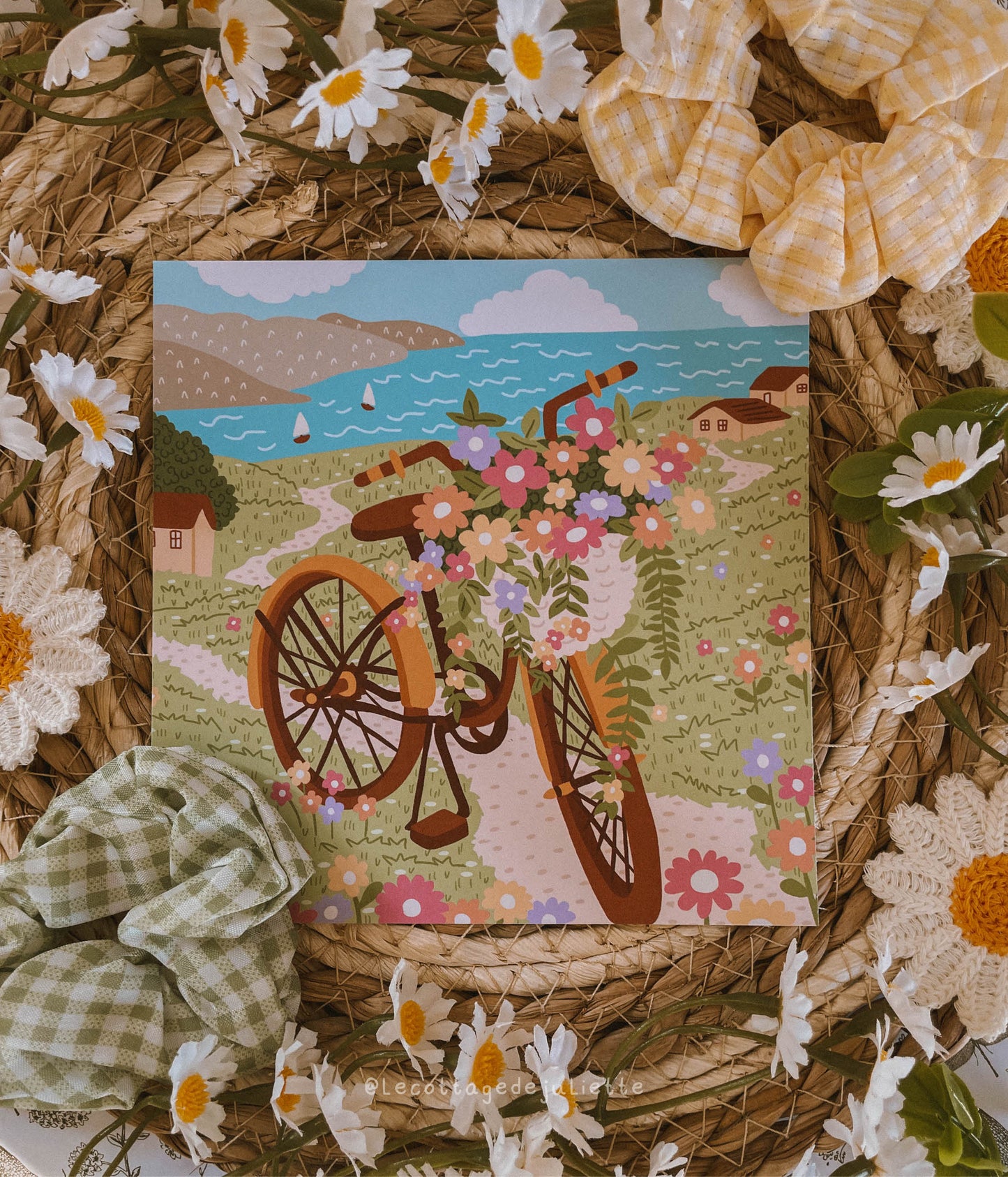 Illustration "En route vers l'été"