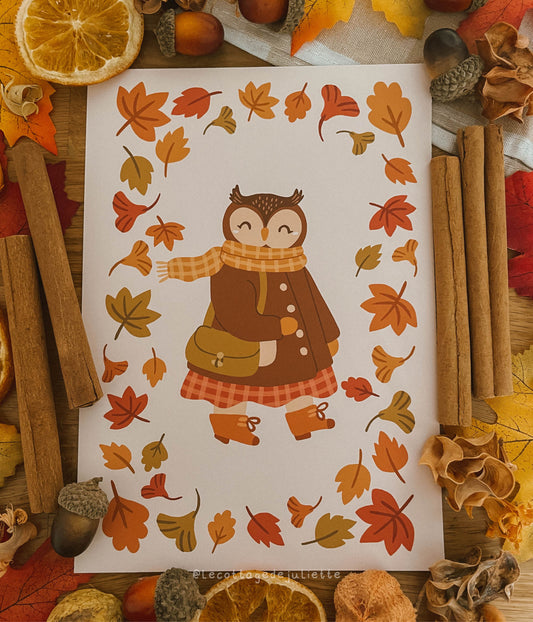 Illustration "En route vers l'automne"