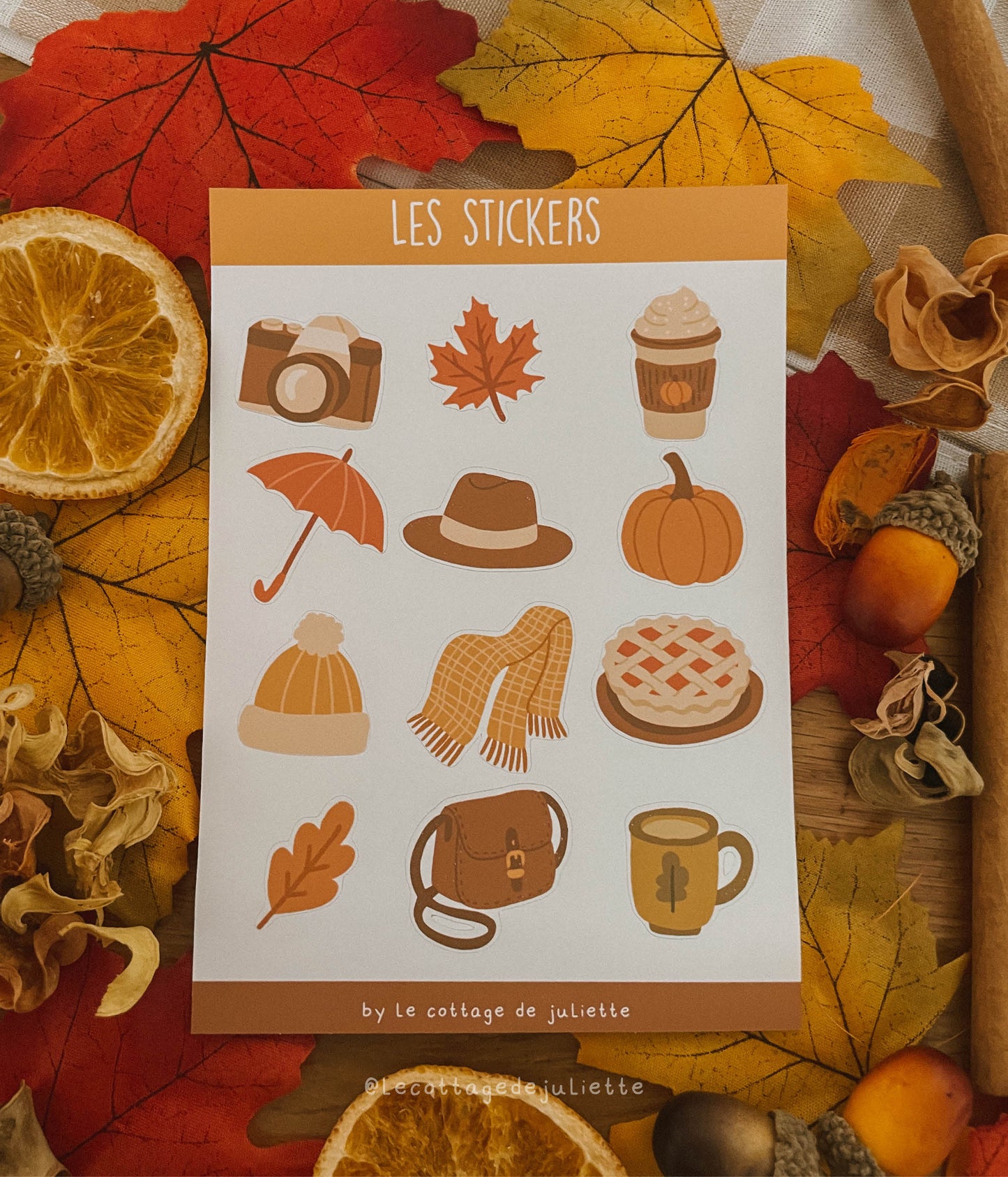 Planche de stickers "Fall Vibe"