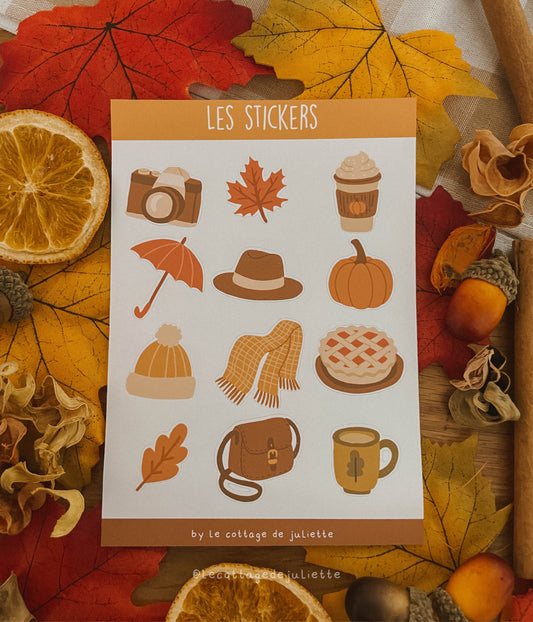 Planche de stickers "Fall Vibe"