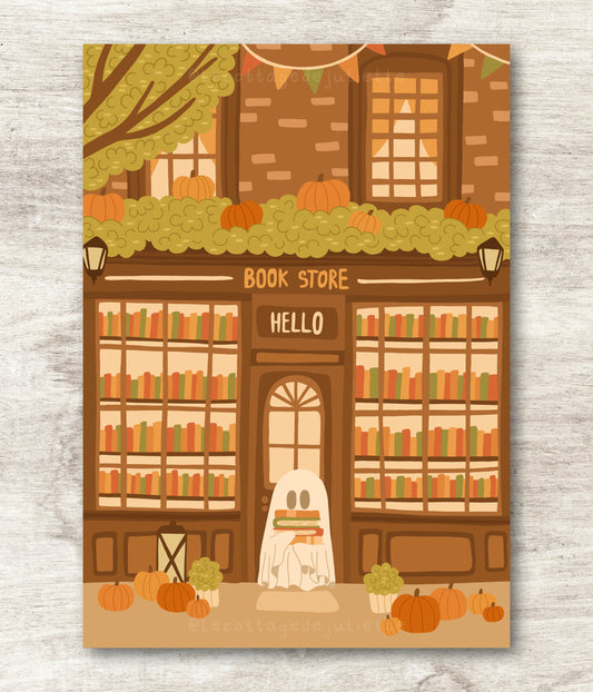 Illustration "Halloween Bookstore"