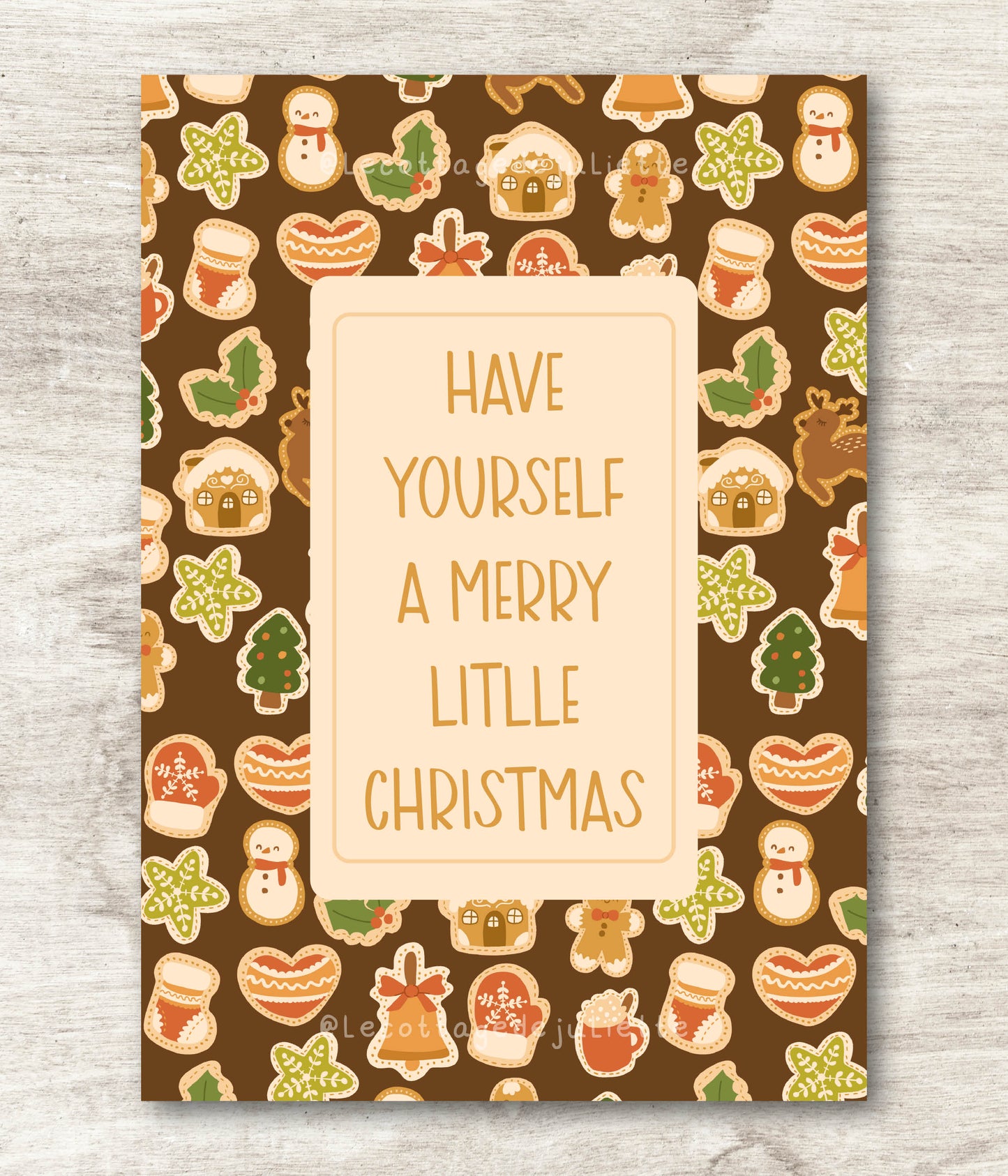 Illustration "Have yourself a merry litlle Christmas"