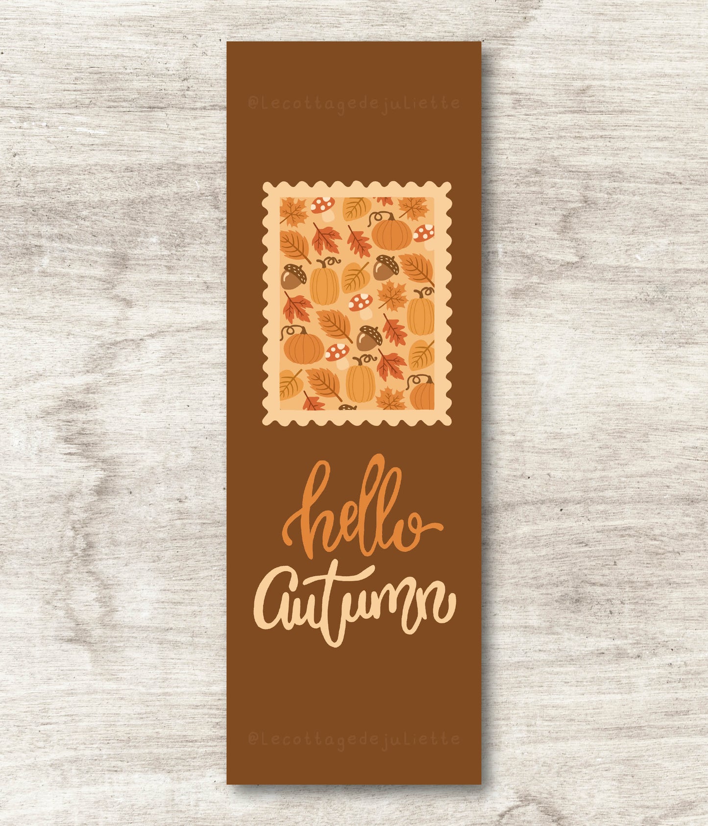 Marque-page "Hello Autumn"