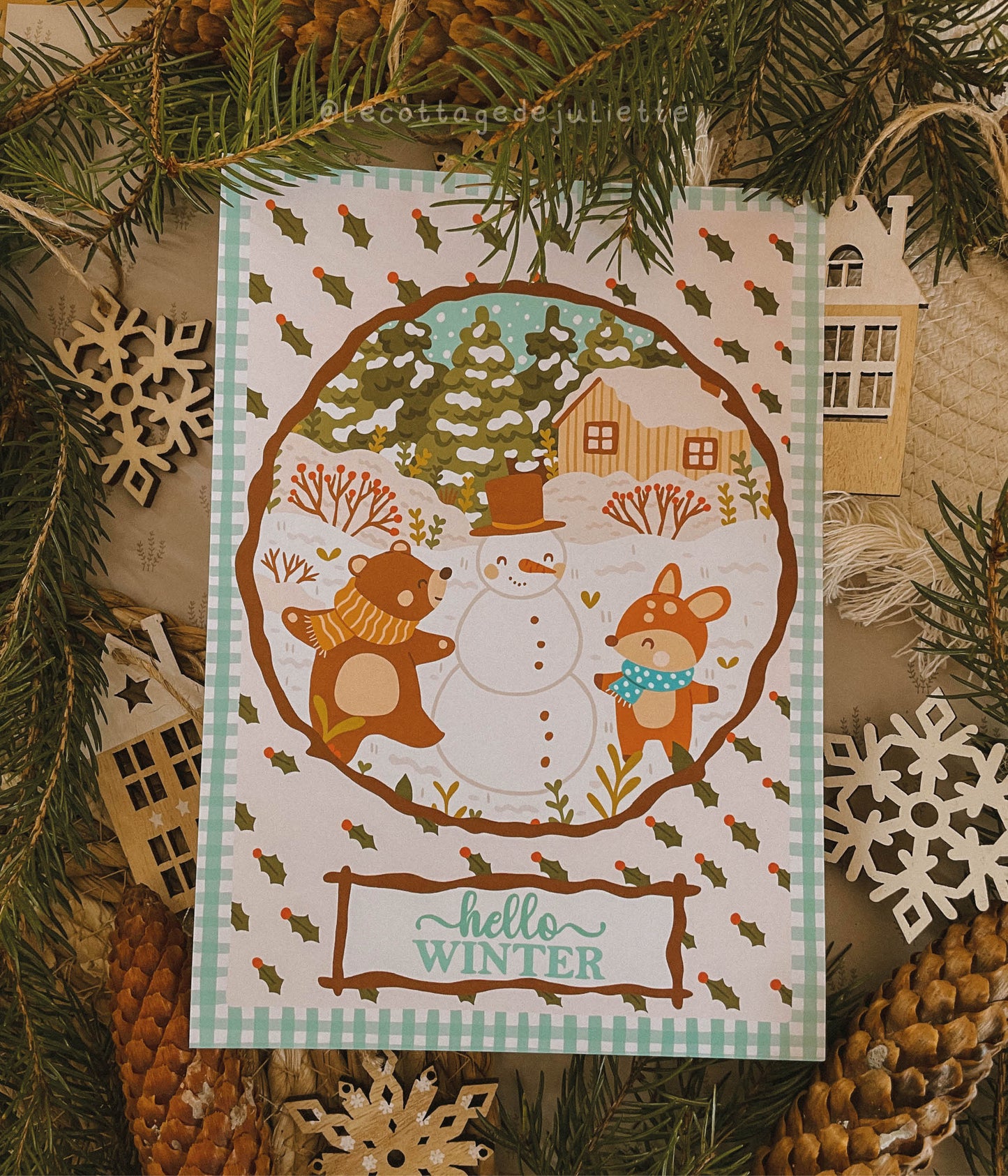Illustration "Hello winter"