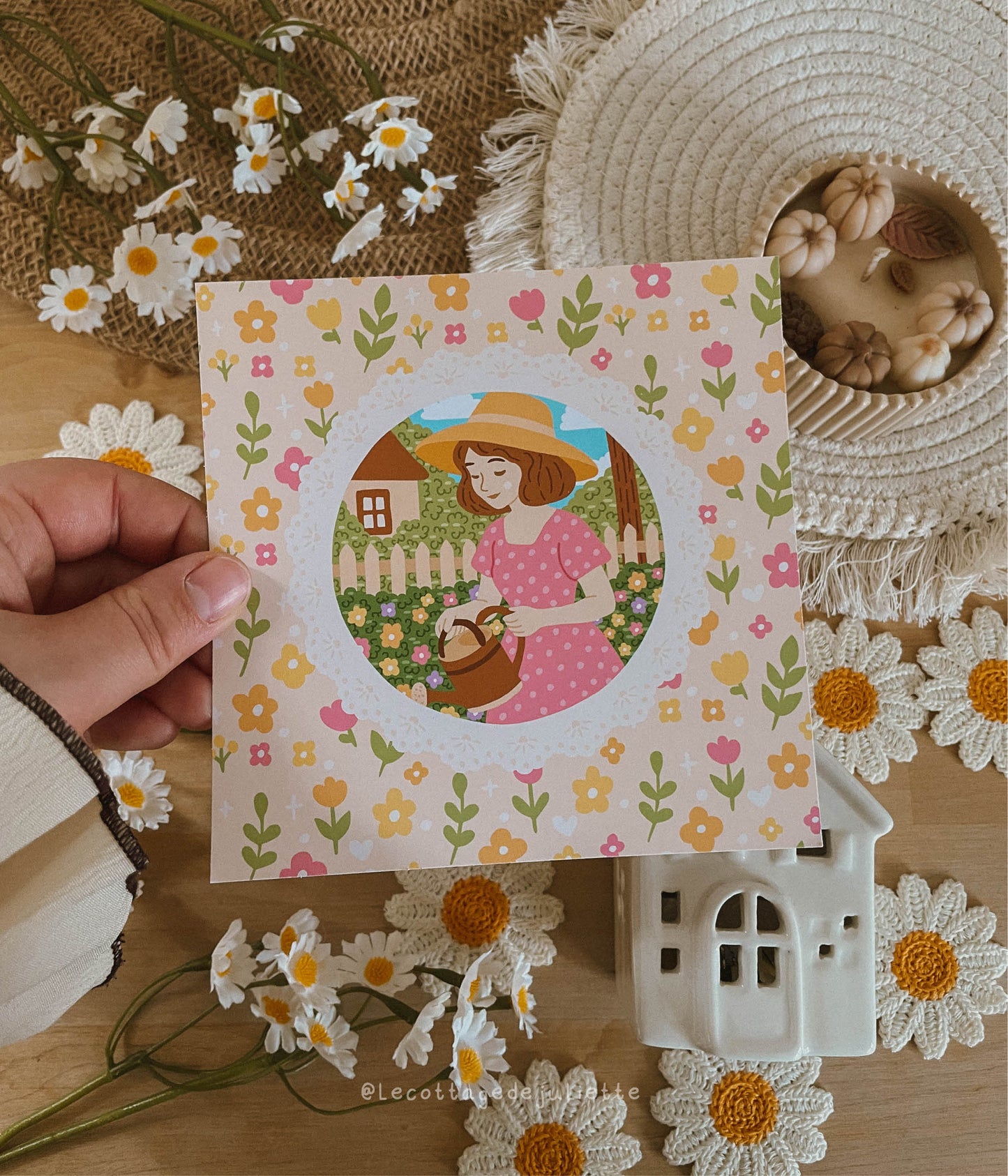 Illustration "Jardinage du printemps"