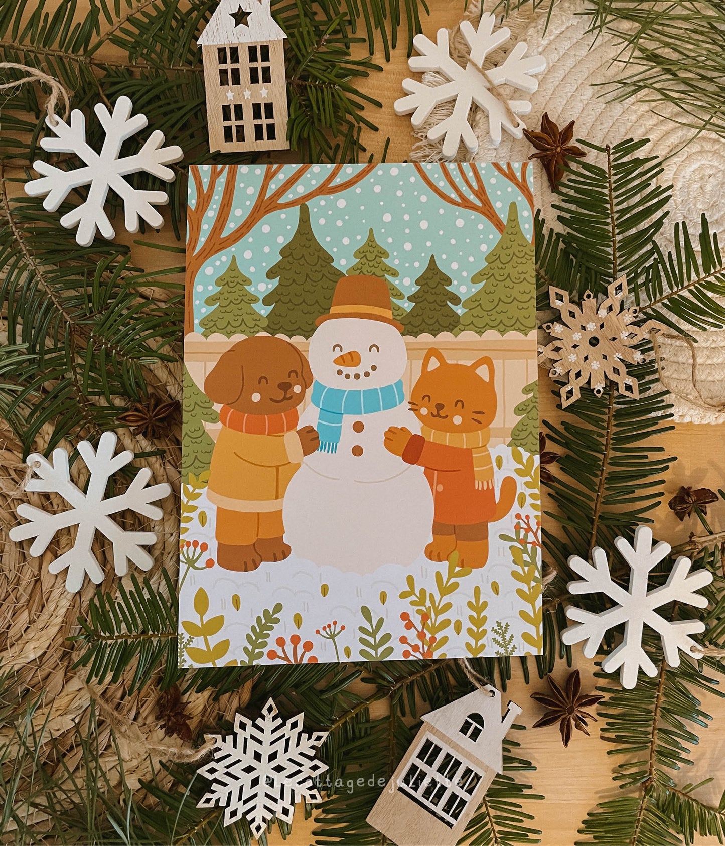 Illustration "L'activité bonhomme de neige"