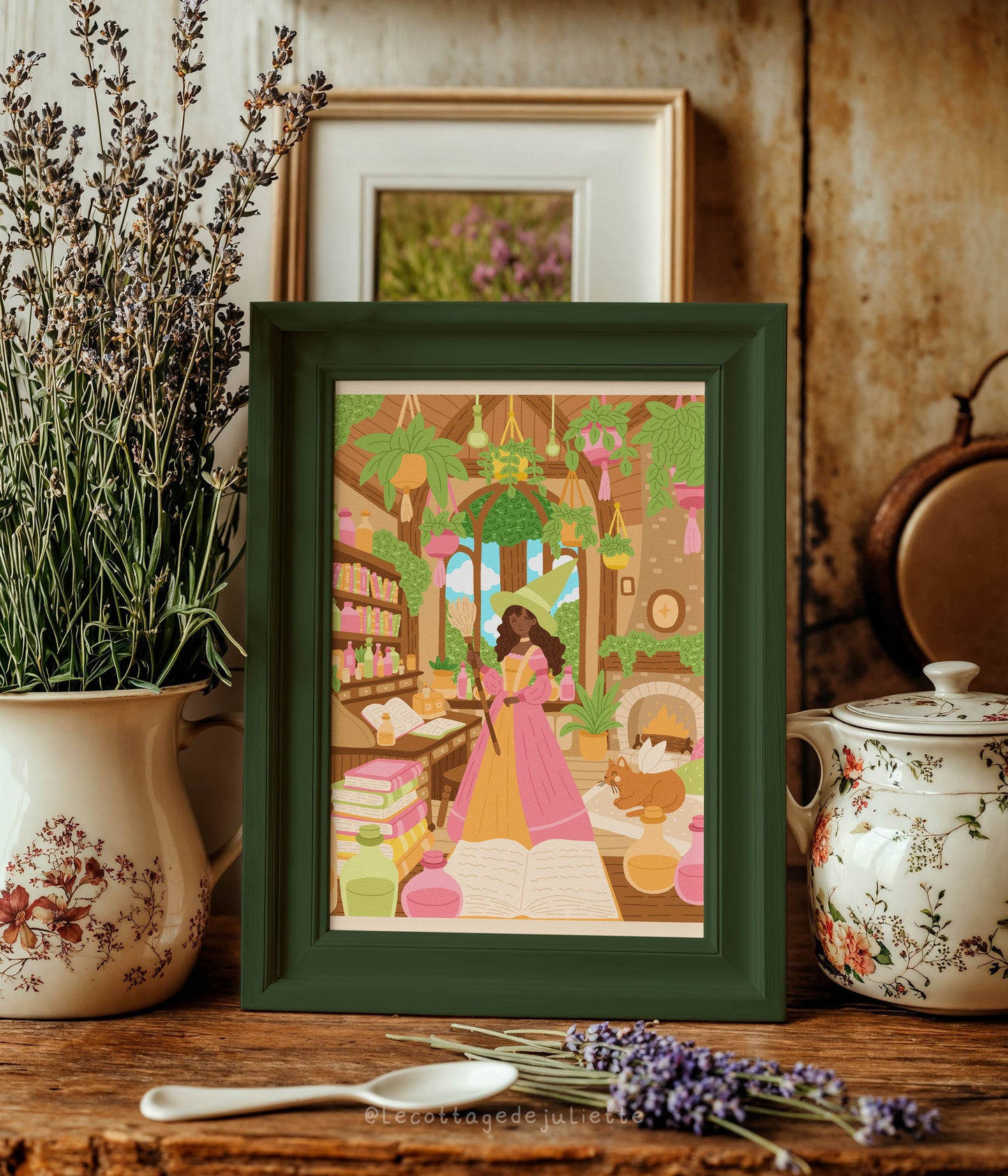 Illustration "L'atelier de la sorcière"