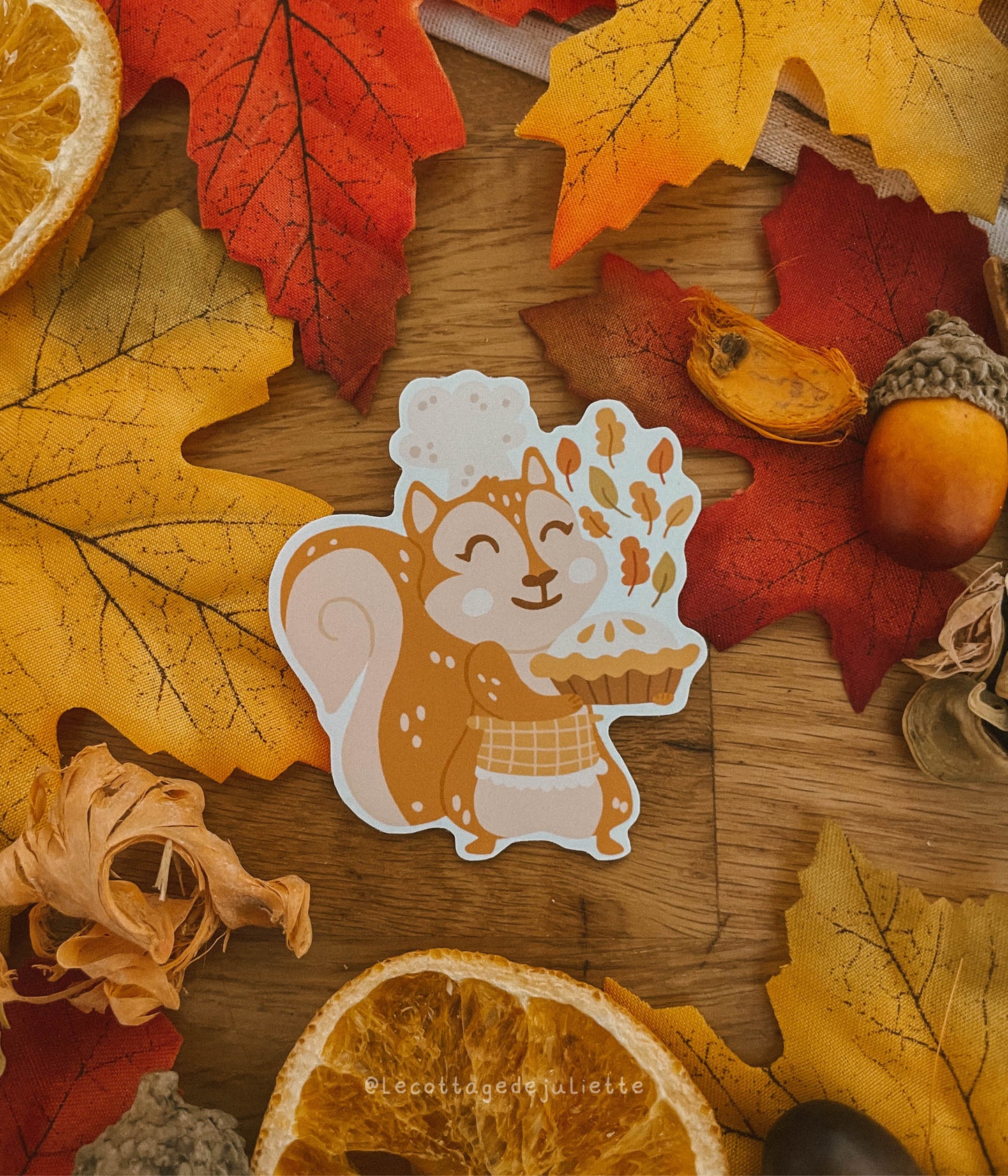 Sticker "L'écureuil pâtissier"