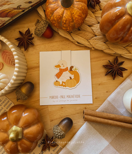 Marque-page magnétique "L'oie en automne"