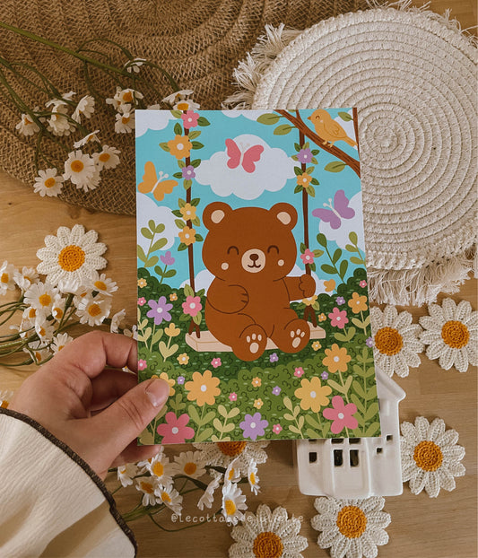 Illustration "La balançoire magique"