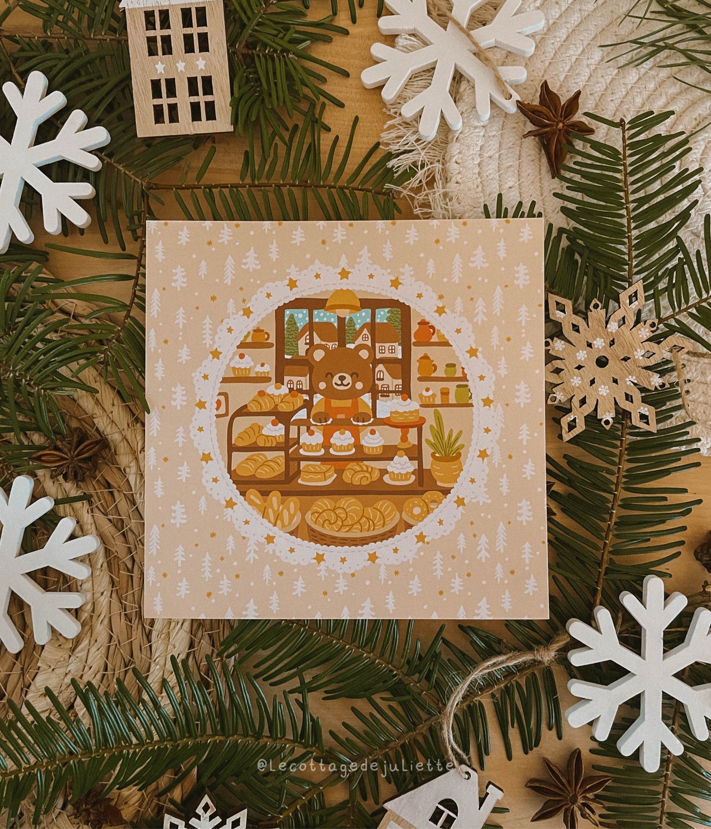 Illustration "La boulangerie de l'ours"