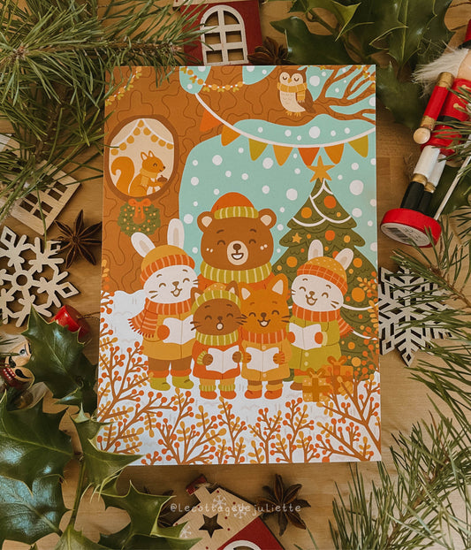 Illustration "La chorale des animaux"