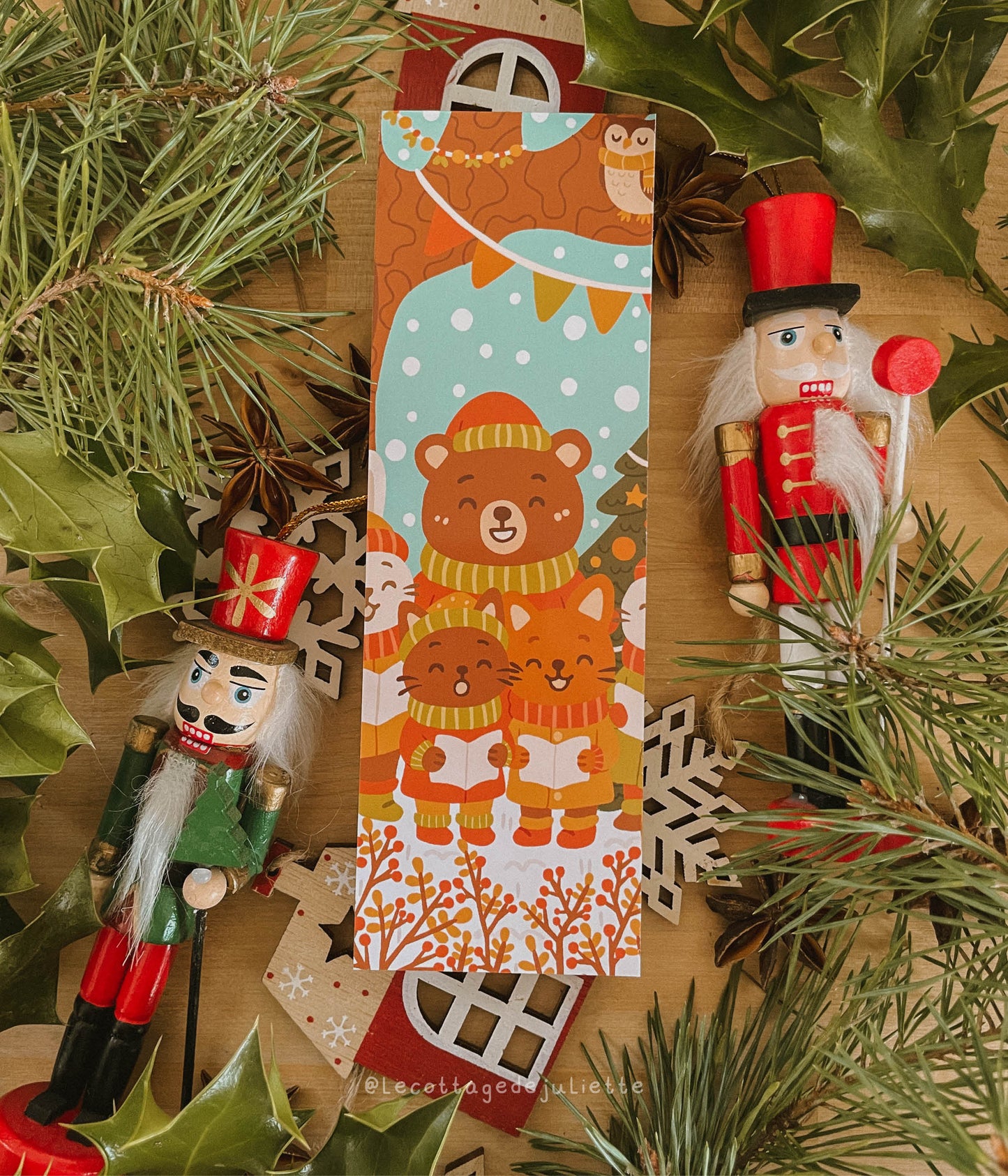 Marque-page "La chorale des animaux"