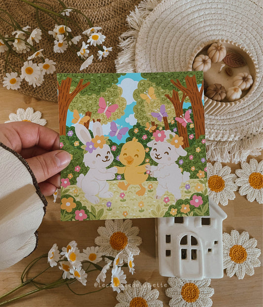 Illustration "La danse du printemps"