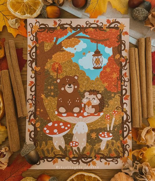 Illustration "La forêt enchantée"