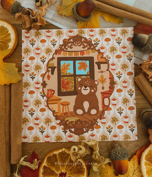 Illustration "La maison de l'ourson"