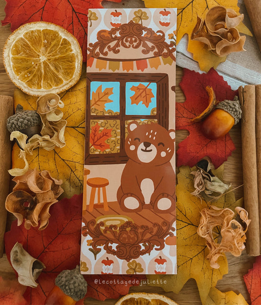 Marque-page "La maison de l'ourson"