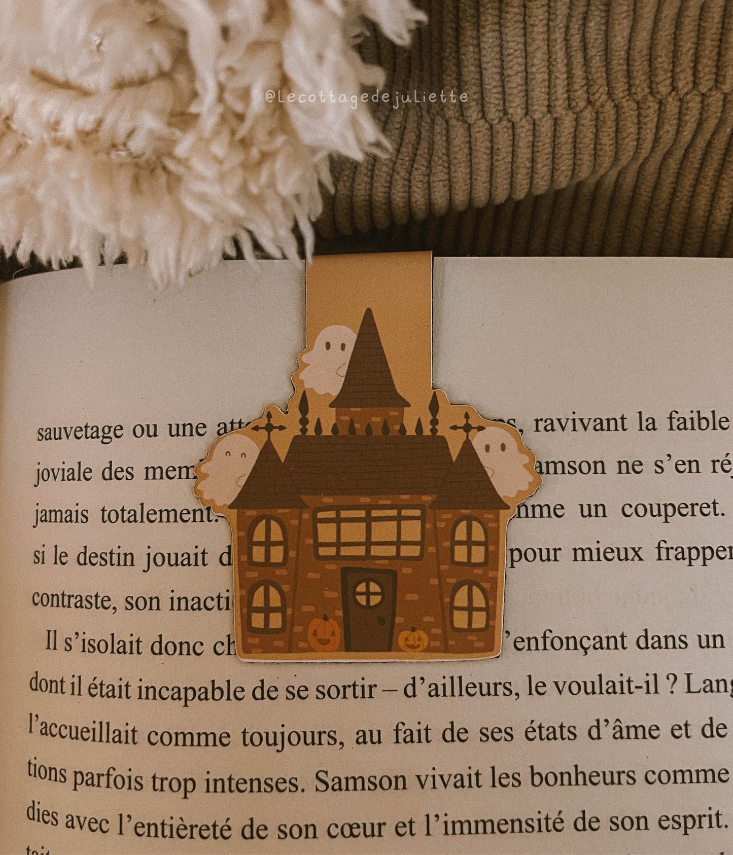 Marque-page magnétique "La maison hantée"