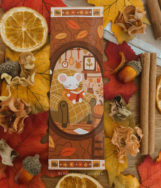 Marque-page "La souris dans son arbre"