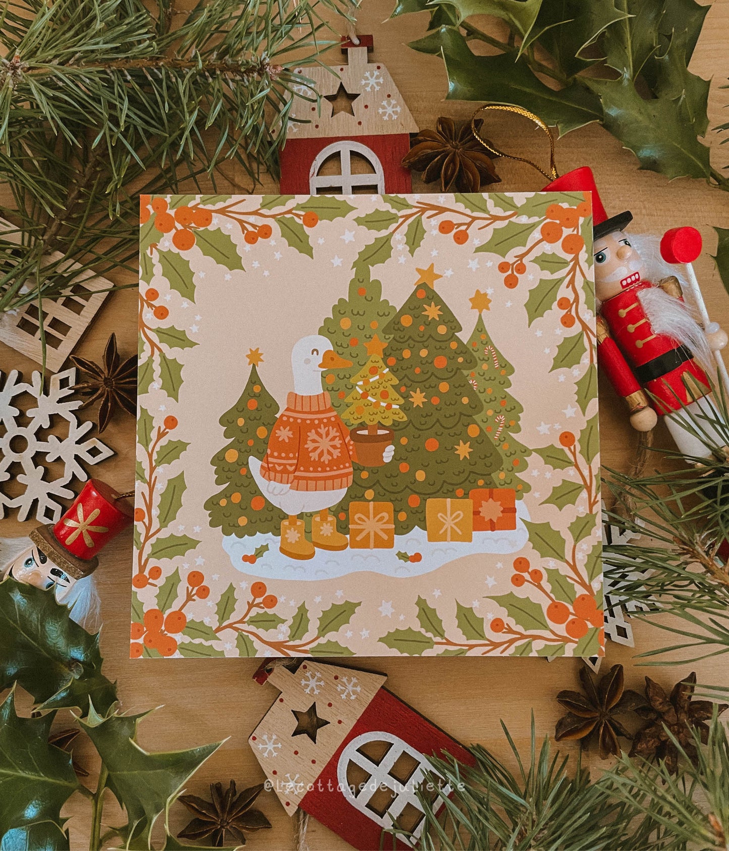 Illustration "Le Noël de l'oie"