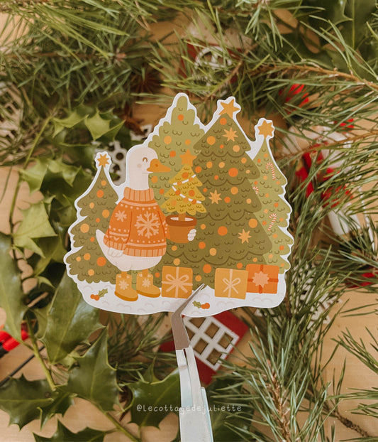 Sticker "Le Noël de l'oie"