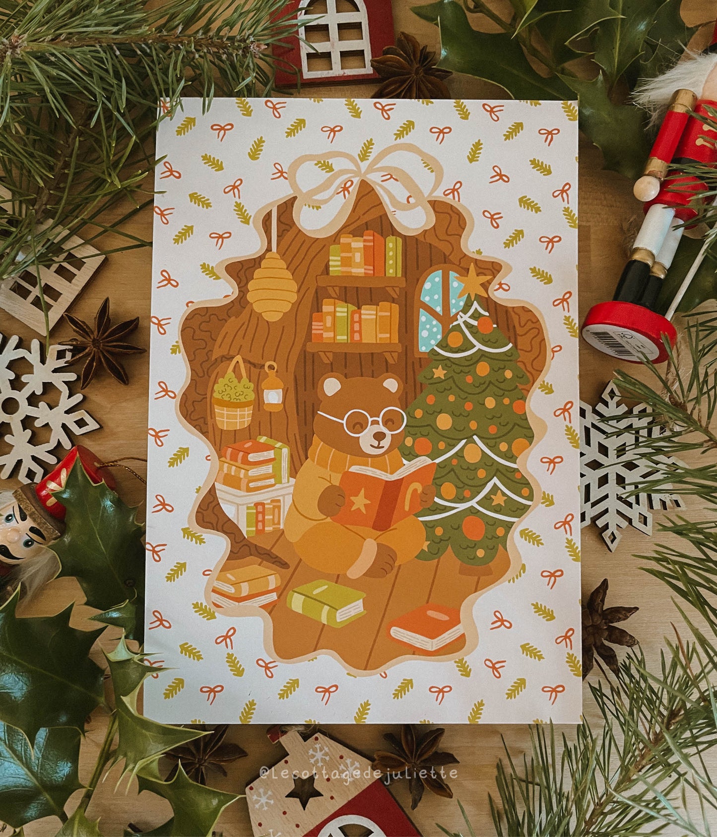 Illustration "Le Noël de l'ours"