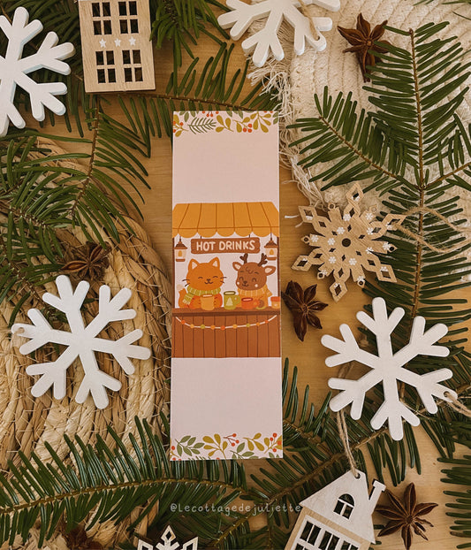 Marque-page "Le bar à boisson chaude"