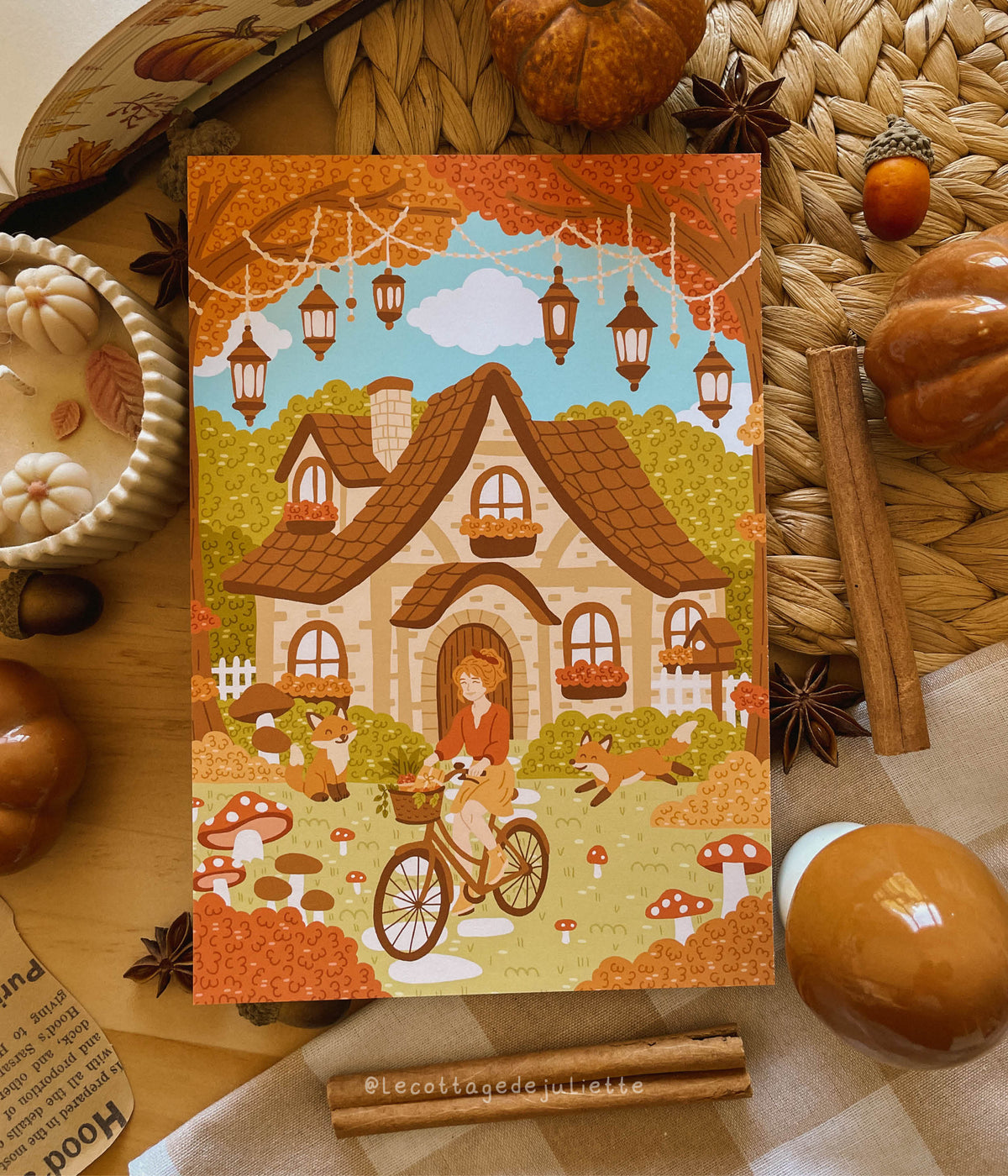 Illustration "Le chalet de l'automne"