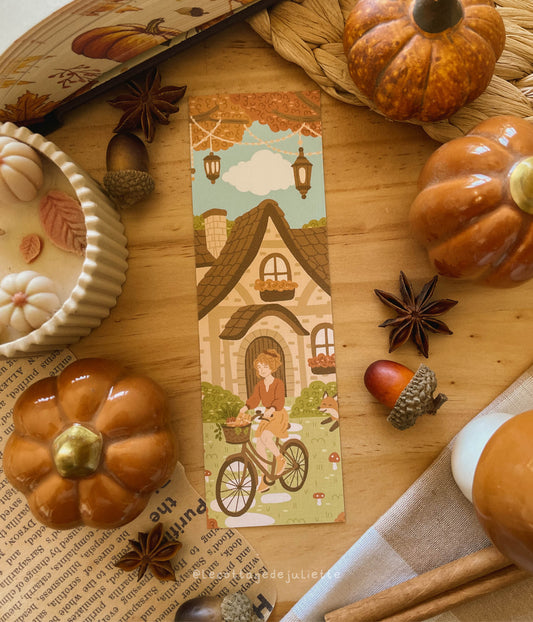 Marque-page "Le chalet de l'automne"