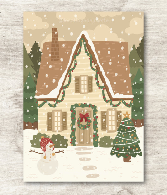 Illustration "Le chalet des lutins"