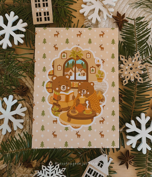 Illustration "Le chalet des ours"