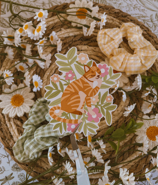 Sticker "Le chat de l'été"