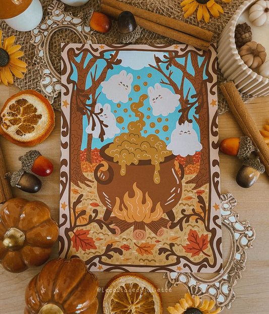 Illustration "Le chaudron magique"