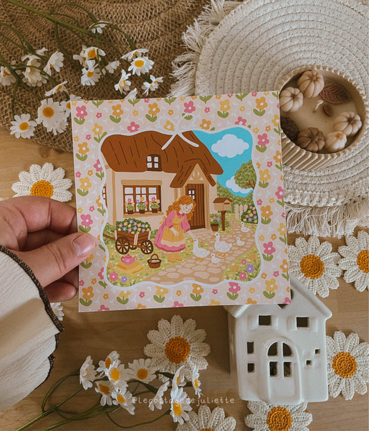 Illustration "Le cottage du bonheur"