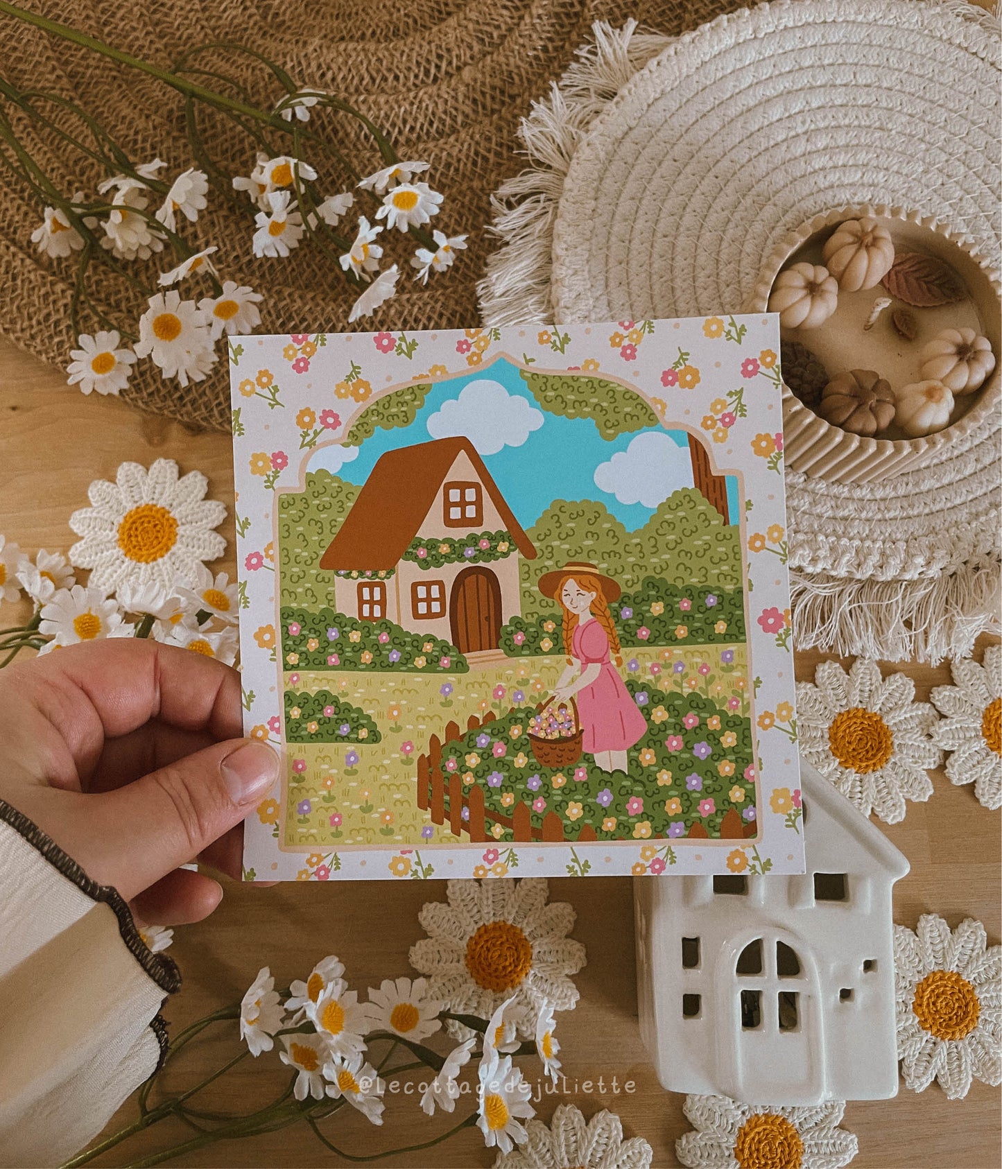Illustration "Le jardin en fleur"