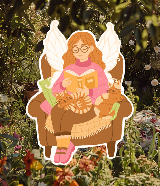 Sticker "Le moment cosy de la fée"