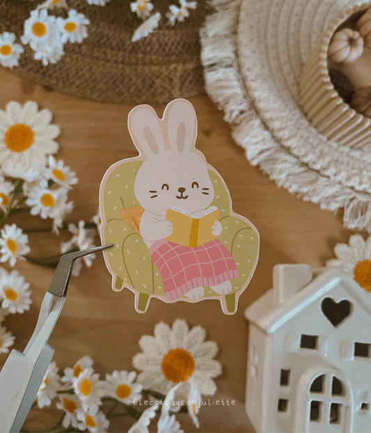 Sticker "Le moment lecture du printemps"