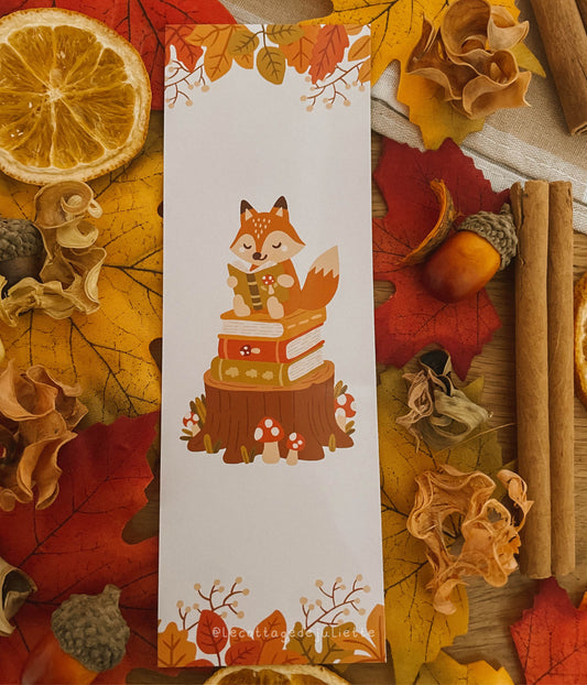 Marque-page "Le moment lecture du renard"
