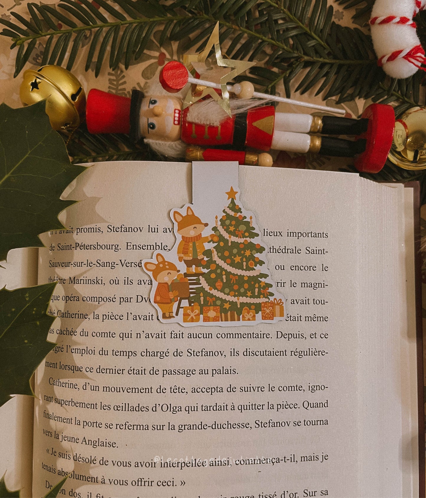 Marque-page magnétique "Le Noël des renards"