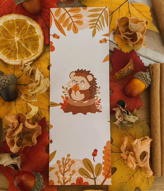 Marque-page "Le petit hérisson"