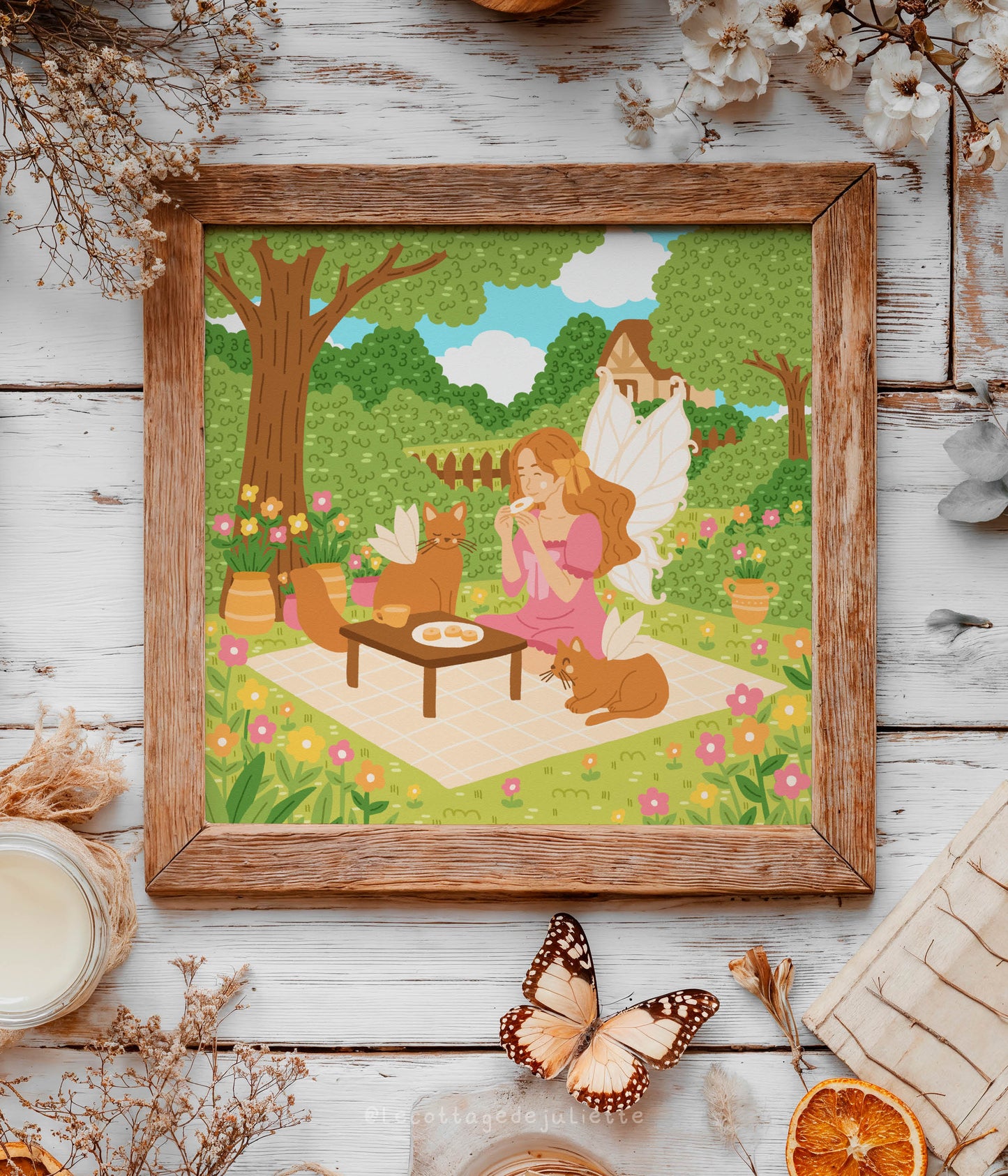 Illustration "Le pic nic de la fée"